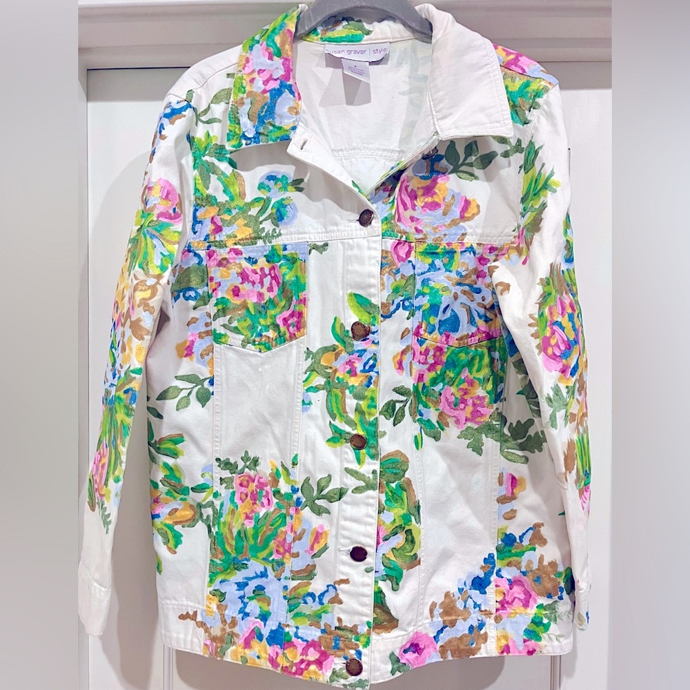 Floral Painted Jacket